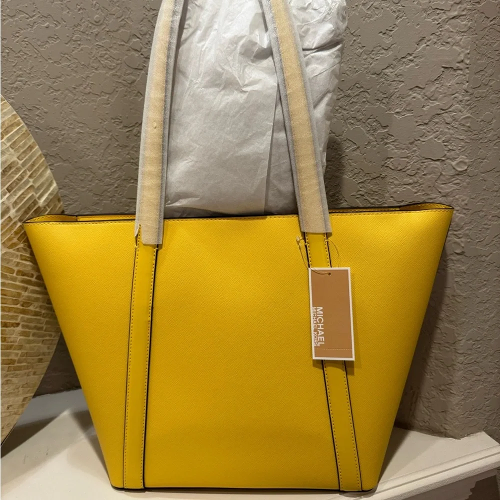Michael Kors Sunny Yellow Tote - Picture 2 of 3